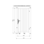 Portillon Battant 1 vantail Industriel. Standard ( 1 m x 2 m )