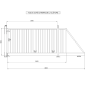 Portail Industriel Coulissant Autoportant ( 3 m x 1,6 m ).