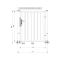 Portillon Battant Industriel, Manuel ( 1,2 m x 1,4 m )