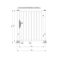 Portillon Battant Industriel, Manuel ( 1,3 m x 1,6 m )
