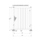 Portillon Battant Industriel, Manuel ( 1,3 m x 1,8 m )