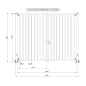 Portail Battant 2 vantaux Industriel. Standard ( 3 m x 2,4 m )