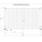 Portail Battant 2 vantaux Industriel. Standard ( 4 m x 2,4 m )