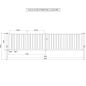 Portail Battant 2 vantaux Industriel. Standard ( 6 m x 1,4 m )