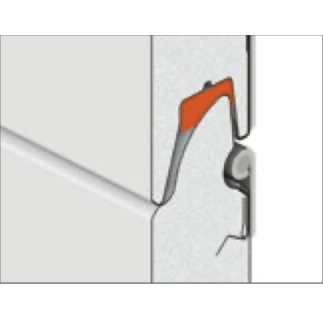 Porte de garage sectionnelle 4 x 2,5 m – Panneaux rainurés 40 mm – Gris – Installation à Dubaï