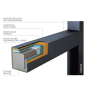 Portail Industriel Coulissant Autoportant ( 3 m x 2,2 m ).