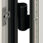 Double Vantal Service Door in Panels 60 mm glatt – Grau RAL 7016 – Installation auf Dubai