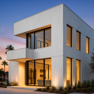 FLAÇADE FLAADE الأسمنت الخارجي في دبي - اللون الدائم - التركيب المهني