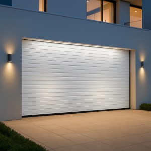 Porta in garage in sezione...