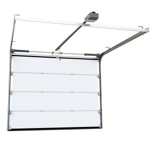 GESCHICHTSFARD-GARASTEL MOTORISIERTE W 4,0 M x H 2,0 m - 40 mm - 3 Nut-Panels - Anthrazit - European Doorhan-Qualität in Dubai