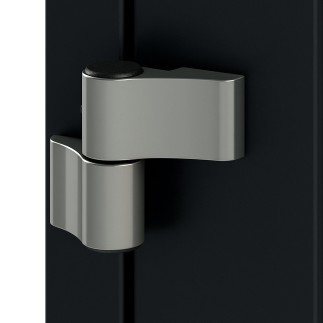 Porta de serviço W 1,0 mm x L 2,15 mm - painéis de sanduíche de 40 mm, 3 sulcos, marfim - qualidade europeia em Dubai