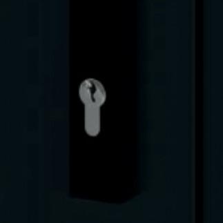 Puerta de servicio W 1.0 mm x L 2.15 mm - Paneles de sándwich de 40 mm, 3 ranuras, marfil - Calidad europea en Dubai