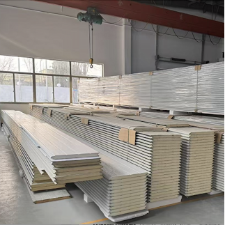 Sandwich Panel 5040 mm x 40 mm – 3 Grooves - Color Ivory Garage Door Panels
