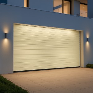 Painel de sanduíche 5040 mm x 40 mm - 3 sulcos - cor de marfim de marfim painéis de porta de garagem