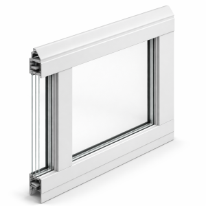 Puerta de garaje seccional Glaseado W 4,0 m x H 2.00 m - Paneles de 40 mm - Blanco - Doorhan de calidad en Dubai