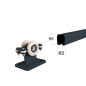 Portail Industriel Coulissant Autoportant ( 4 m x 1,6 m ).
