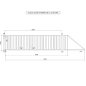 Portail Industriel Coulissant Autoportant ( 5 m x 1,4 m ).