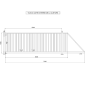 Portail Industriel Coulissant Autoportant ( 5 m x 1,8 m ).