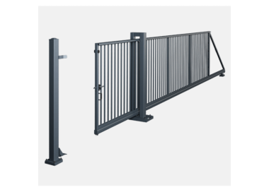 Selbsttragendes Gleitgatter (6 m x 1,2 m).