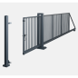 Cancello industriale scorrevole autoportante (6 m x 1,2 m). Cancello industriale scorrevole autoportante (6 m x 1,2 m).