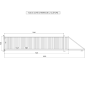Portail Industriel Coulissant Autoportant ( 7 m x 1,6 m ).