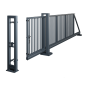 Portail Industriel Coulissant Autoportant ( 8 m x 1,8 m ).
