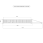 Portail Industriel Coulissant Autoportant ( 9 m x 1,2 m ).