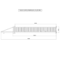 Portail Industriel Coulissant Autoportant ( 10 m x 1,4 m ).
