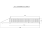 Portail Industriel Coulissant Autoportant ( 10 m x 1,6 m ).