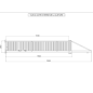 Portail Industriel Coulissant Autoportant ( 11 m x 2 m ).