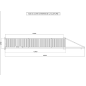 Portail Industriel Coulissant Autoportant ( 12 m x 2,15 m ).