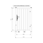 Portillon Battant 1 vantail Industriel. Standard ( 1 m x 1,6 m )
