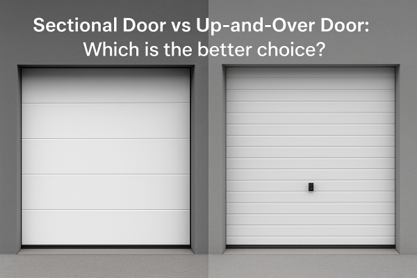 Porte sectionnelle vs porte basculante : lequel est le meilleur choix ?