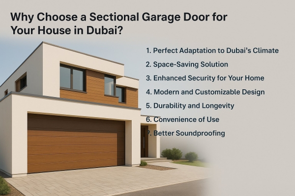 Pourquoi choisir une porte sectionnelle pour sa maison à Dubaï ?